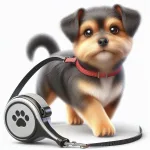 רצועה לכלב קטן בסגנון נשלף